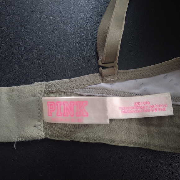 PINK Victoria's Secret 32C Women's Bra Wear Everywhere Push-Up Green - Picture 6 of 9
